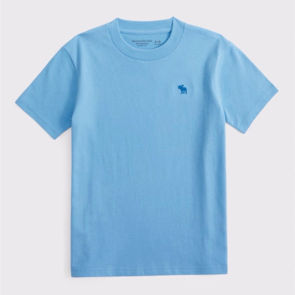 abercrombie kids Light Blue Short Sleeve Crew Tee - Boys